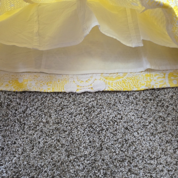 Lilly Pulitzer Sunburst Yellow Lace Top - Picture 8 of 11